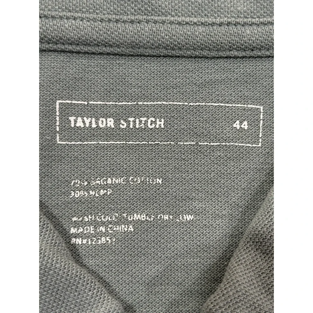 Taylor Stitch Mens The Heavy Bag Polo Sage Green Size 44 XL 2603BPSGP